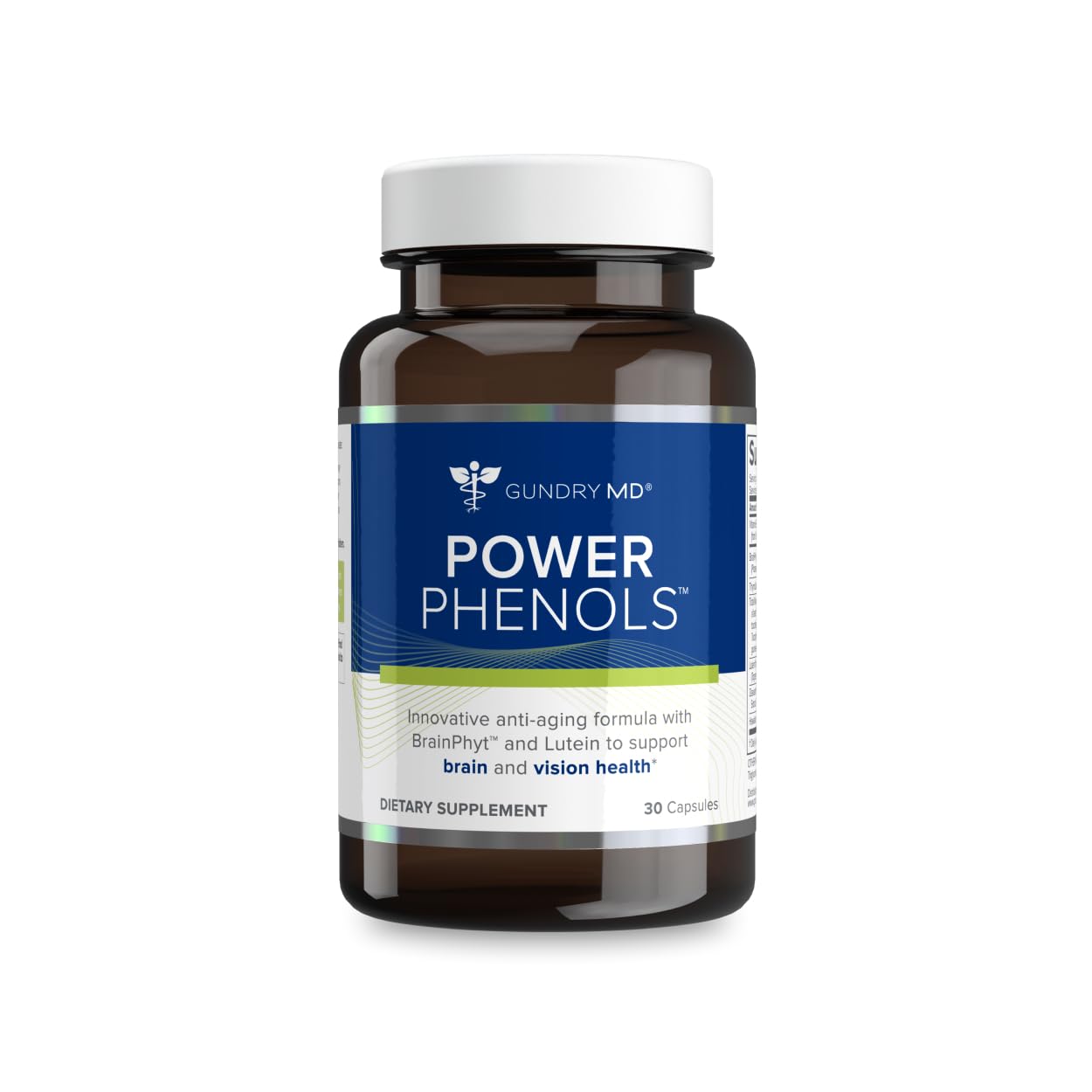 Gundry MD Power Phenols Brain Health Supplement for Cognition, Focus, Motivation, Productivity, and Energy - (30 Servings) Gundry MD uk supplements