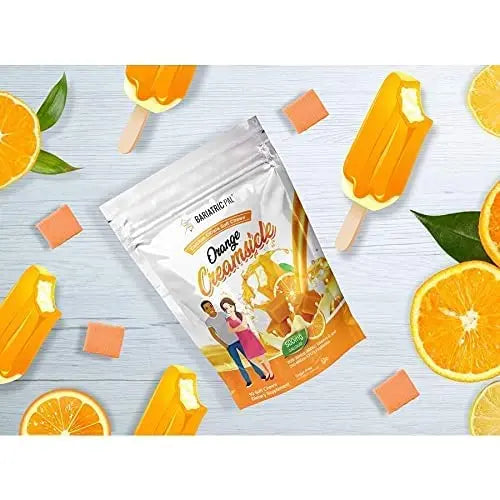 BariatricPal 30-Day Bariatric Vitamin Bundle (Multivitamin ONE 1 per Day! Chewable with 45mg Iron - Mixed Berry and Calcium Citrate Soft Chews 500mg with Probiotics - Orange Creamsicle) BariatricPal uk supplements