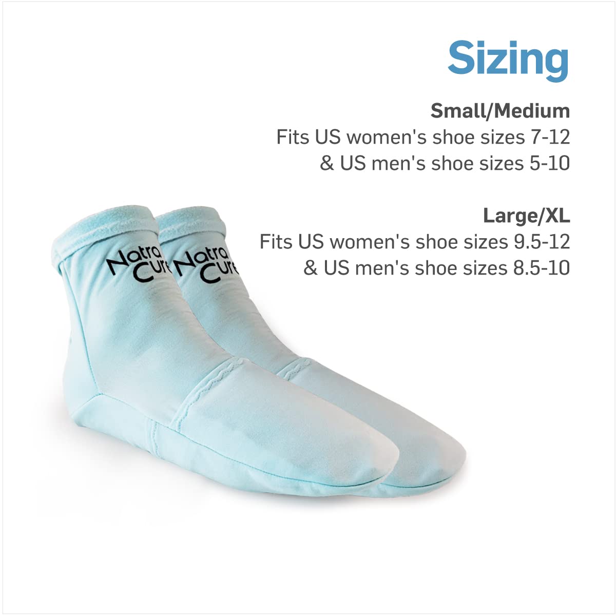 NatraCure Cold Therapy Socks - Reusable Gel Ice Frozen Slippers for Feet NatraCure uk supplements