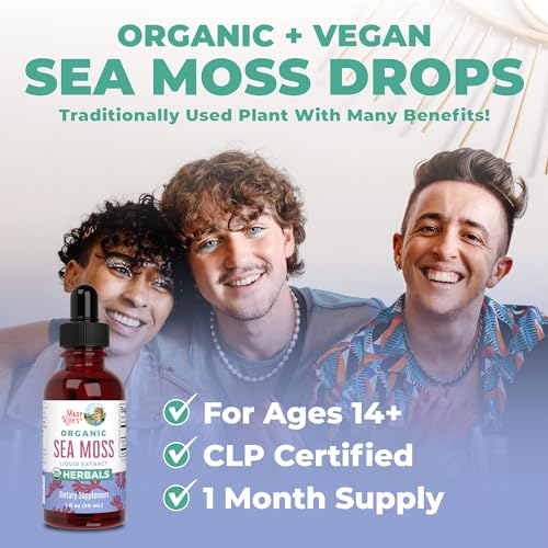 MaryRuth's Irish Sea Moss Liquid Drops | Sugar Free | SeaMoss for Gut Health and Immune MaryRuth Organics uk supplements