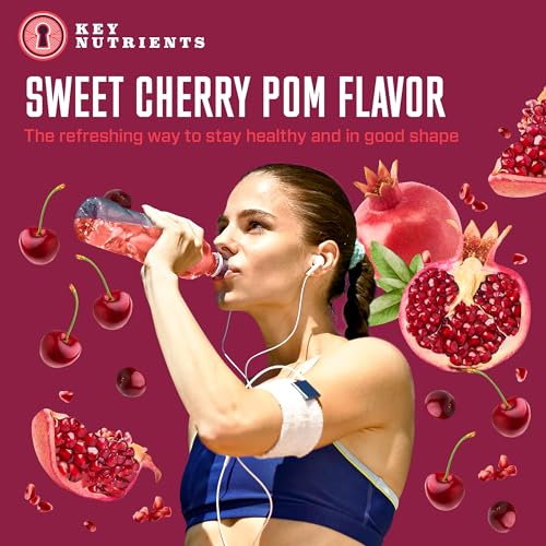 KEY NUTRIENTS Multivitamin Electrolytes Powder No Sugar - Sweet Cherry Pom Electroly KEY NUTRIENTS uk supplements