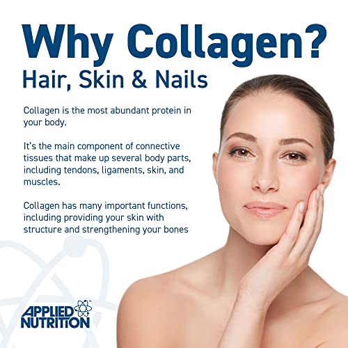 Applied Nutrition Marine Hydrolysed Collagen Powder from Wild Salmon - Protein for Health, Skin, Hair, Nails, Bones, Muscle & Joints Applied Nutrition uk supplements
