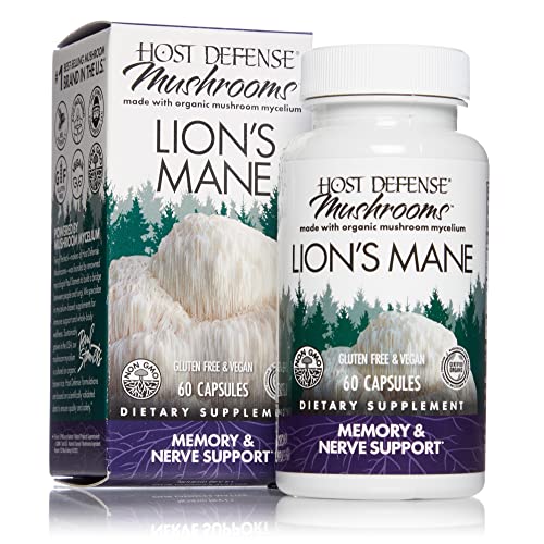 Host Defense, Lion's Mane Capsules, Promotes Mental Clarity, Focus and Memory Host Defense uk supplements