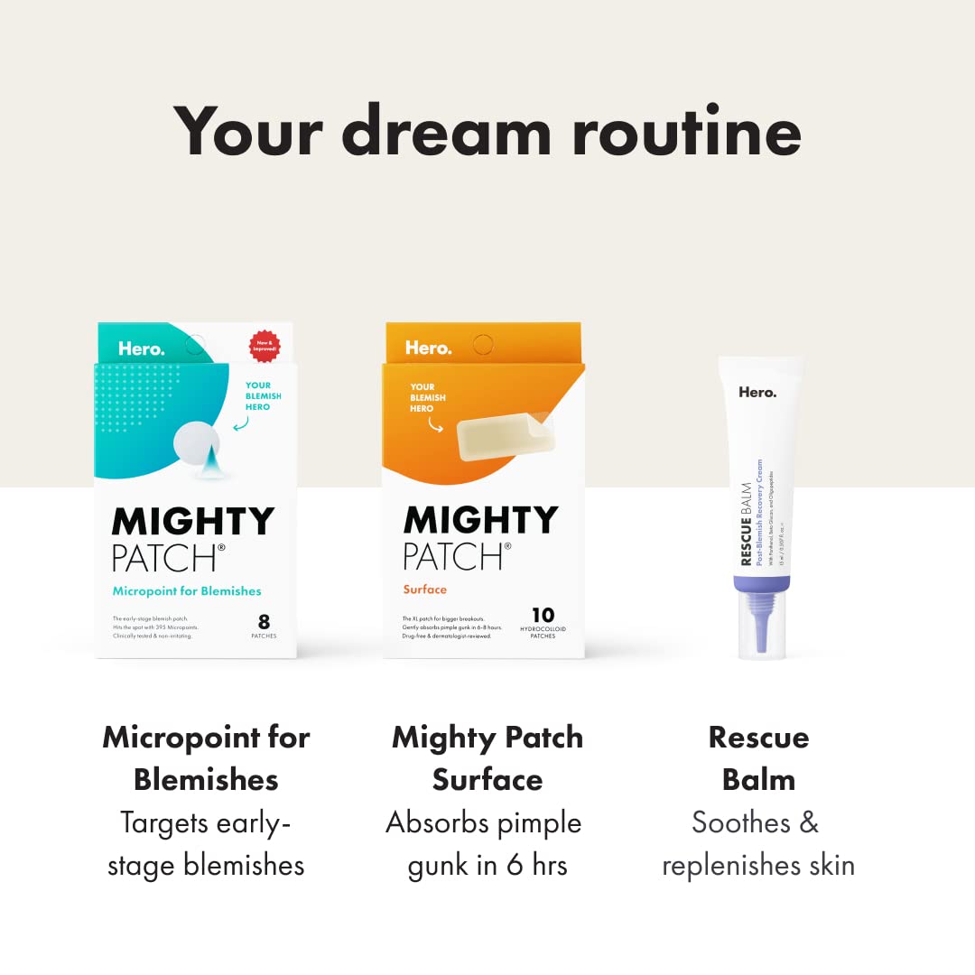 Mighty Patch™ Surface patch from Hero Cosmetics - Hydrocolloid Spot Patch for Body Mighty Patch uk supplements