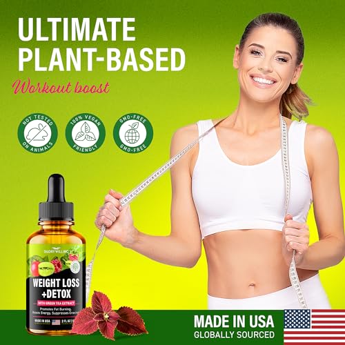 Glory Will Inc Weight Loss Drops Natural Detox Made in USA - Diet Drops for Fat Loss healthsupps.co.uk uk supplements