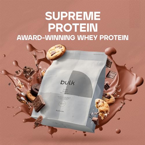 Bulk Pure Whey Protein Powder Shake, Chocolate Cookies, 500 g, Packaging May Vary Bulk uk supplements