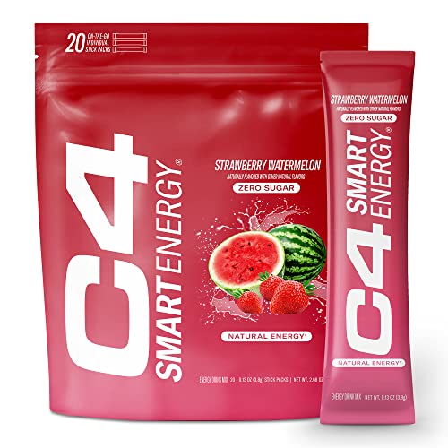C4 Smart Energy Powder Stick Packs - Sugar Free Performance Fuel & Nootropic Brain Cellucor uk supplements