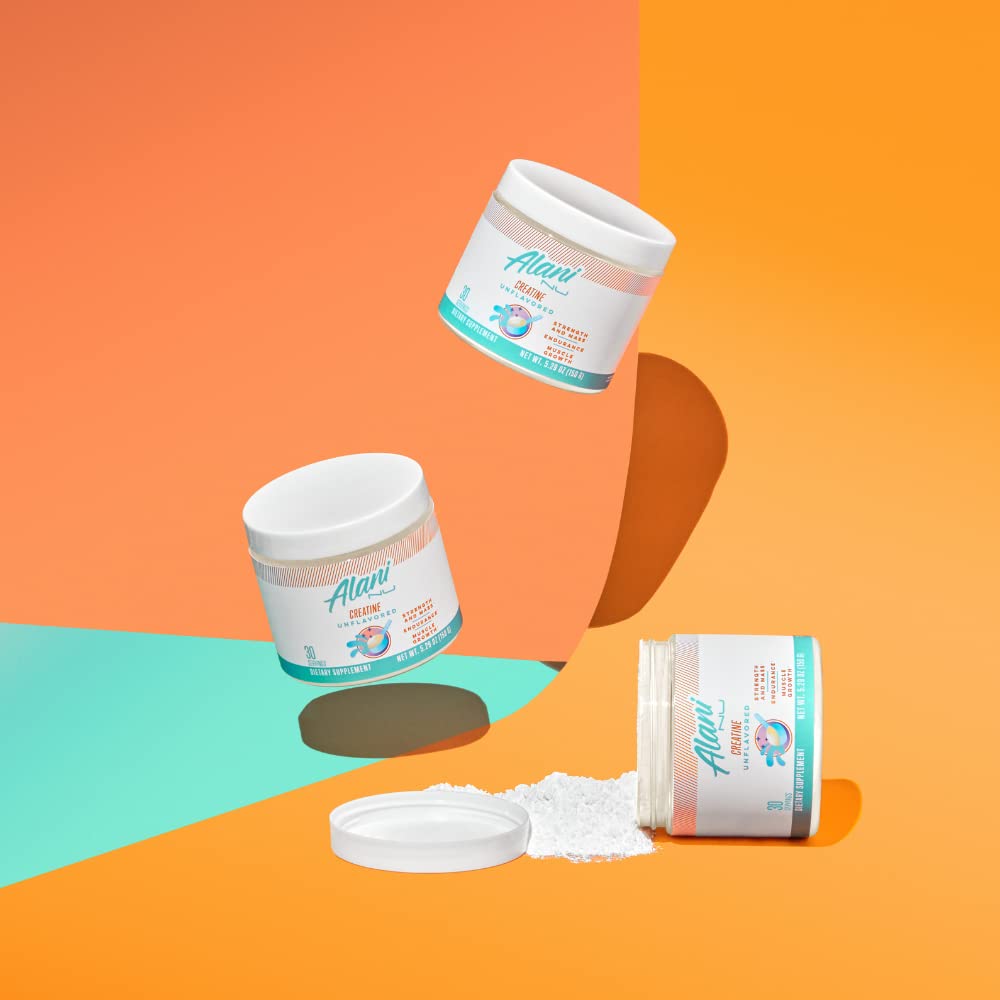 Alani Nu Creatine Monohydrate Powder and Pre Workout Breezeberry Powder Bundle Alani Nu uk supplements