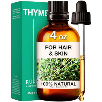 Kukka Thyme Essential Oil for Hair Thyme Oil for Skin - 100% Natural Thyme Essential Oil for Diffuser KUKKA essential oils uk supplements