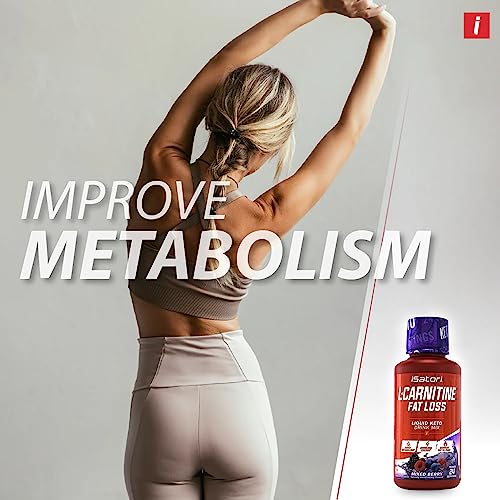 iSatori L-Carnitine Liquid Metabolic Enhancer and Energy Booster - Health and Fitness iSatori uk supplements