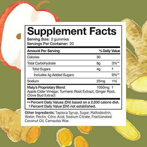 Matys Acid & Indigestion Relief Gummies, Safe Antacid for Occasional Acid Reflux Matys uk supplements