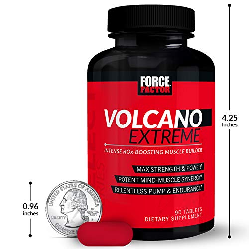 Force Factor Volcano Extreme Pre Workout Nitric Oxide Booster Supplement for Men Force Factor uk supplements