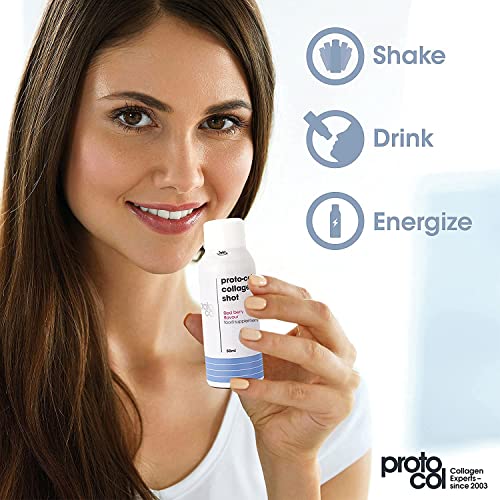 Proto-col, Women’s Liquid Collagen Drink, 10 Shots of Type 1 and 3 Collagen for Body Proto-Col uk supplements