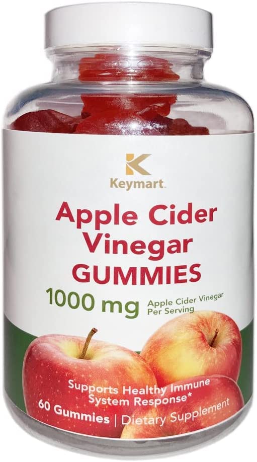 KEYMART Apple Cider Vinegar ACV Gummies 1000mg Per Serving Dietary Supplement KEYMART uk supplements