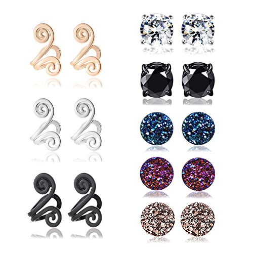 Ronglry Acupressure Slimming Earrings Therapy Weight Loss Earrings for Women Men Ronglry uk supplements