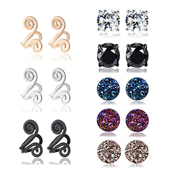 Ronglry Acupressure Slimming Earrings Therapy Weight Loss Earrings for Women Men Ronglry uk supplements