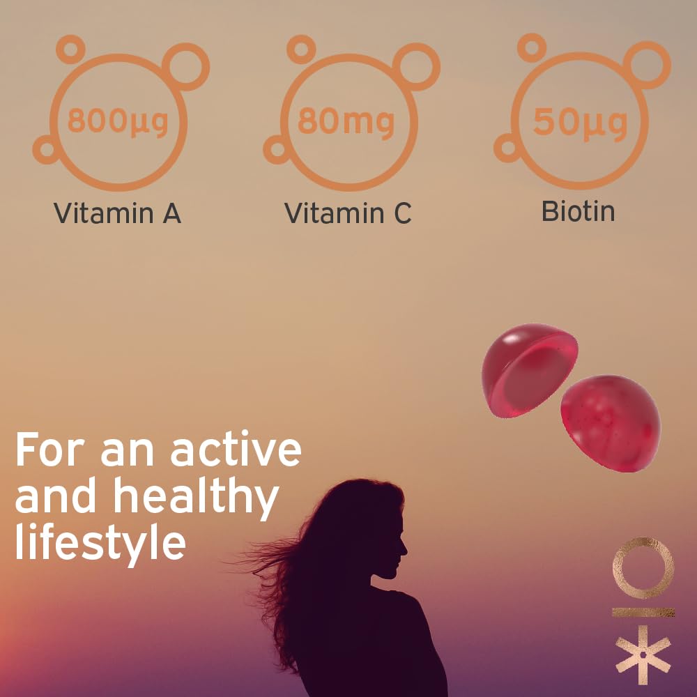 Nutriburst - Vegan Collagen Revive Gummies - Biotin (100µg), Hyaluronic Acid (100mg) + Vitamin C (80mg) Nutriburst uk supplements