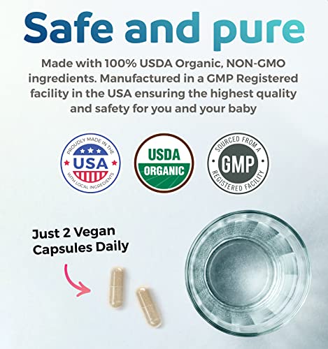USDA Organic Lactation Supplement - Increase Milk Supply with Herbal Breastfeeding PURE CO uk supplements