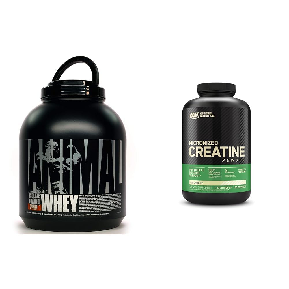 Animal Whey Isolate Protein Powder, Loaded for Post Workout and Recovery & Optimum Animal uk supplements
