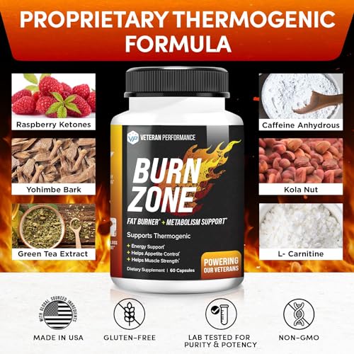 Veteran Performance Burn Zone Thermogenic Fat Burner – Metabolism Booster Appetite Veteran Performance uk supplements