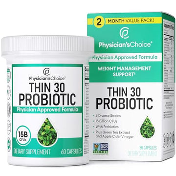 Physician's CHOICE Probiotics for Weight Management & Bloating - 6 Probiotic Strains Physician's CHOICE uk supplements