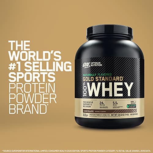 Optimum Nutrition Gold Standard 100% Whey Protein Powder, Naturally Flavored Strawberry Optimum Nutrition uk supplements
