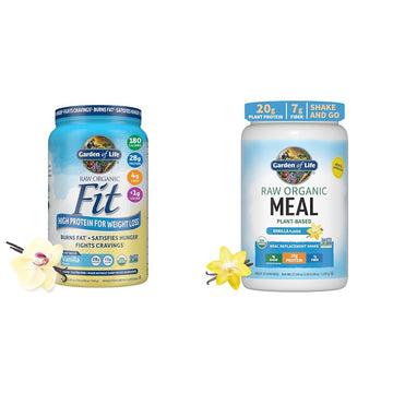 Garden of Life Raw Organic Fit Vegan Protein Powder Vanilla & Vegan Protein Powder Garden of Life uk supplements