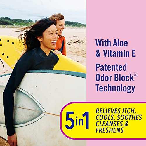 Vagisil Anti-Itch Medicated Feminine Intimate Wipes for Women, Maximum Strength, Gynecologist Tested Vagisil uk supplements