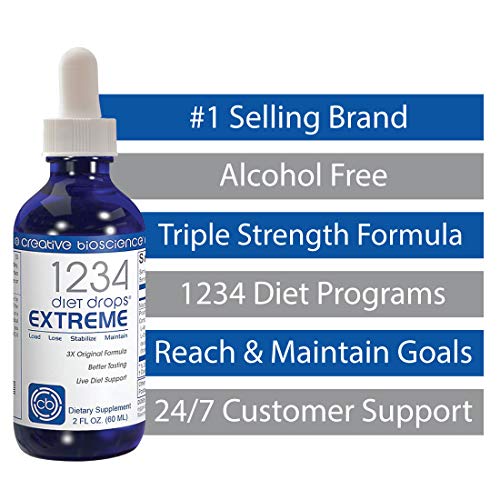 Creative Bioscience 1234 Diet Drops Extreme for Women & Men, Diet Drops for Weight Creative Bioscience uk supplements