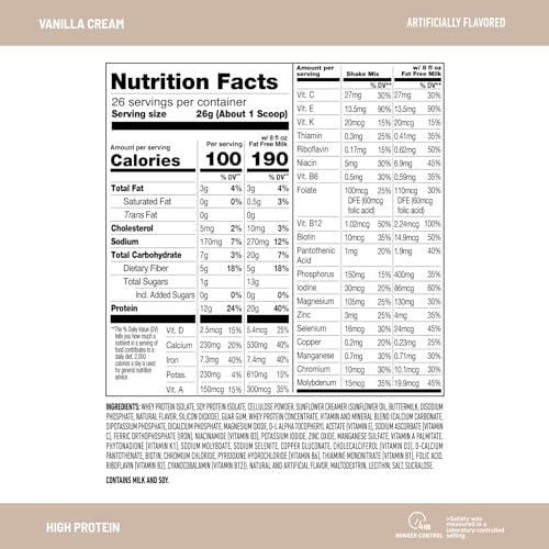SlimFast High Protein Meal Replacement Powder, 26 Servings, Advanced Nutrition SlimFast uk supplements