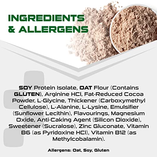 SCI-MX Pro-V Gain - 100% Vegan Chocolate Flavour Soy Protein Powder Isolate + B12 + Magnesium SCI-MX uk supplements