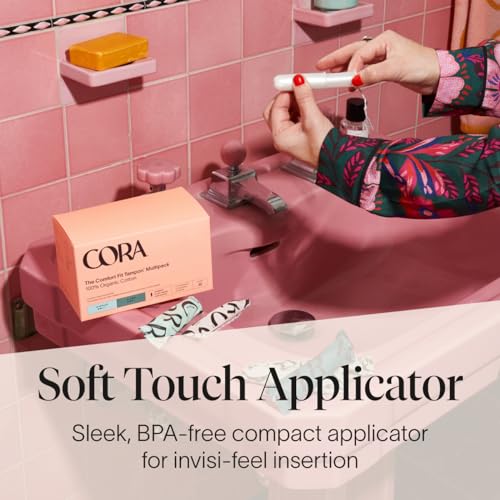 Cora Organic Applicator Tampons | Super Absorbency | 100% Organic Cotton, Unscented Cora uk supplements