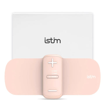 iStim S1 Wireless TENS Unit for Menstrual Relief – Period Pain Relief Device for Period Cramps and Back Pain, TENS Machine with Heat, Rechargeable Drug-Free TENS Massager with Japanese Gel Pads iSTIM uk supplements
