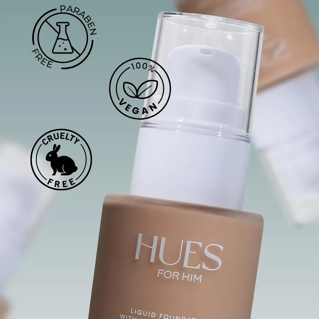 Hues for Him Foundation for Men – Full-Coverage, Lightweight & Hydrating Fit | Natural Coverage | Oil Control & Perfect Fit for Men’s Faces | Available in 4 Shades | Fresh Canvas, .67oz HUES FOR HIM uk supplements