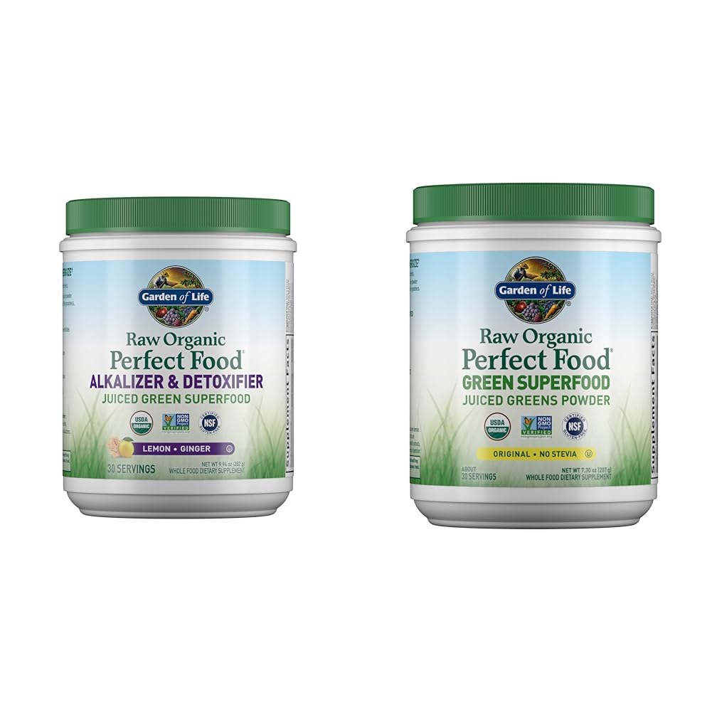 Garden of Life Raw Organic Perfect Food Alkalizer & Detoxifier Juiced Greens Superfood Garden of Life uk supplements