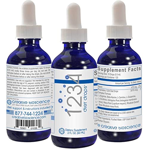 Creative Bioscience 1234 Diet Drops for Women & Men - Diet Drops for Weight Management Creative Bioscience uk supplements