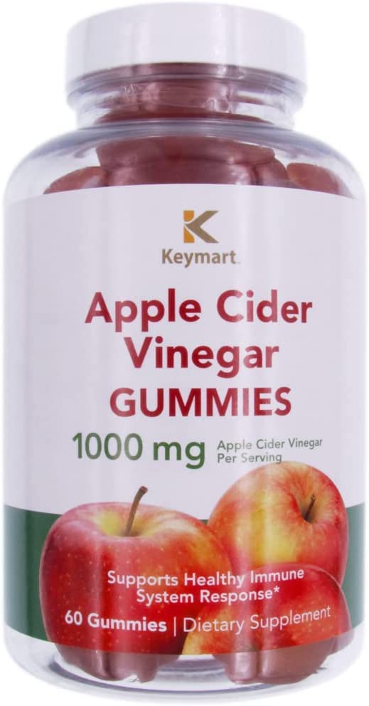 KEYMART Apple Cider Vinegar ACV Gummies 1000mg Per Serving Dietary Supplement KEYMART uk supplements