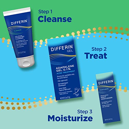 Differin Acne Treatment Gel, 30 Day Supply, Retinoid Treatment for Face Differin uk supplements