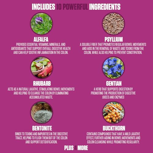 Colon Revive Extra Strength | #1 Rated Colon Cleanse & Detox Supplement | Digestive Support EPN Supplements uk supplements