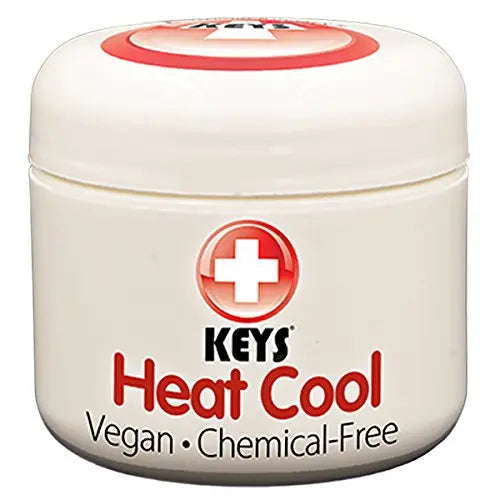Keys Heat Cool Vegan, Chemical-Free, All Natural Therapy for Muscle Aches, Joints, and Sports Injuries made with Pure Organic Avocado Oil, Camphor, Menthol, and Wintergreen, No Petrolatum, 2 ounces Keys uk supplements