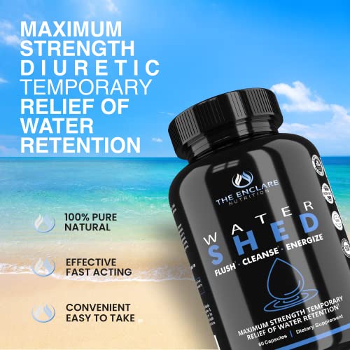 Water Pills Diuretic Water Retention, Liver Detox, Kidney Cleanse, Weight, Swelling THE ENCLARE NUTRITION uk supplements