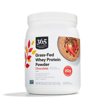 365 by Whole Foods Market, Chocolate Grass Fed Whey Protein, 19.4 Ounce 365 by Whole Foods Market uk supplements
