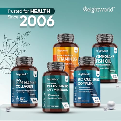 Multivitamin Tablets for Men & Women with 27 Active Multivitamins & Minerals Like Iron WeightWorld uk supplements