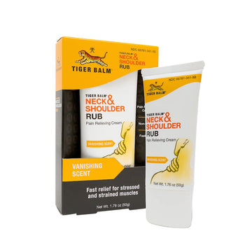 Tiger Balm Neck & Shoulder Rub Vanishing Scent 1.76 oz (Pack of 2) Tiger Balm uk supplements