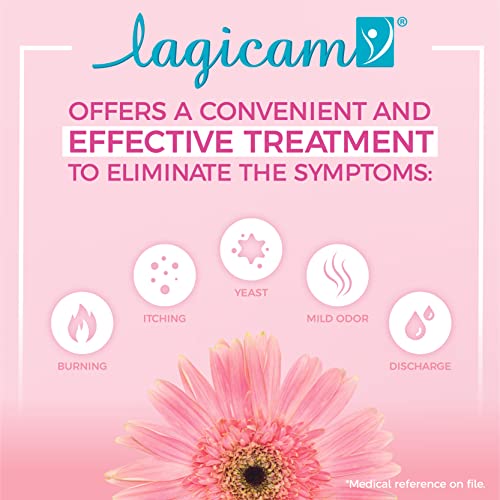 Lagicam Vaginal Yeast Infection, Antifungal 3 Day Miconazole Nitrate Treatment Cream, Relief for Itching LAGICAM V uk supplements