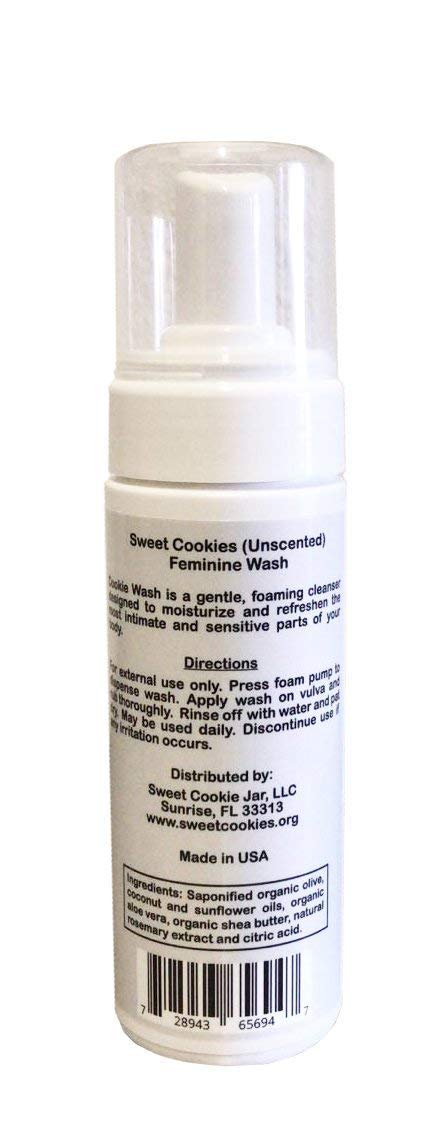 Sweet Cookie Jar Cookie Wash, Unscented, 5 Fl Oz - All Natural Feminine Wash for Sensitive Cookies Sweet Cookie Jar uk supplements