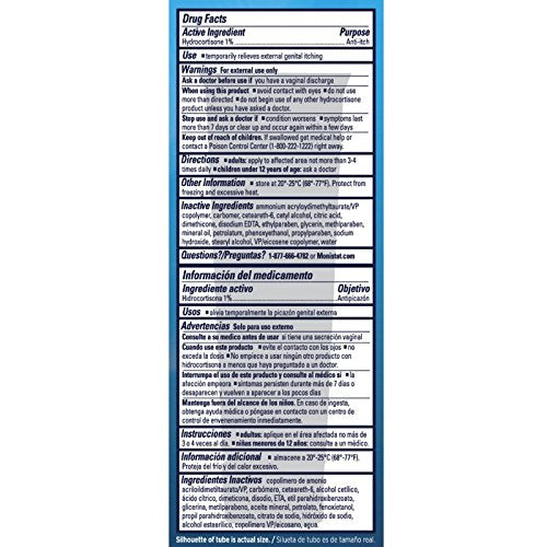 Monistat Comp Care Itch C Size 1z Monistat Complete Care Itch Cream 1z Monistat uk supplements