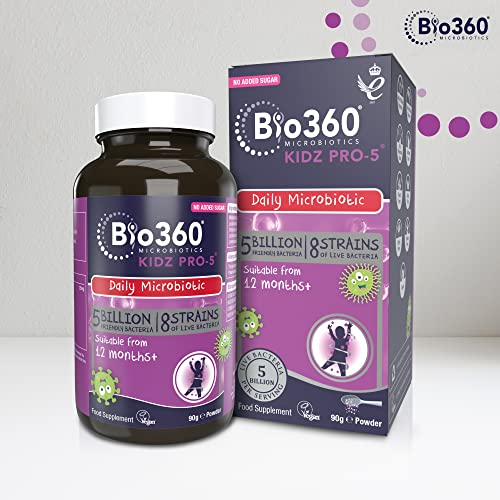 Natures Aid Bio360 Kidz Pro-5 (5 Billion Bacteria) from Natures Aid, Children's Microbiotic natures aid uk supplements