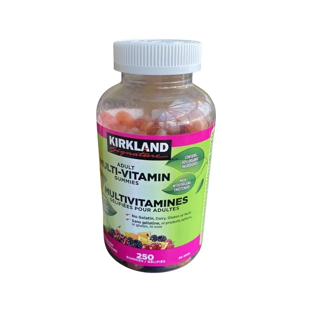 Kirkland Signature Adult Multi-Vitamin Gummies, 250 Gummies KIRKLAND uk supplements
